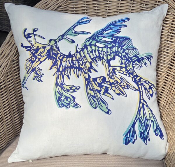 Leafy Sea Dragon in chair