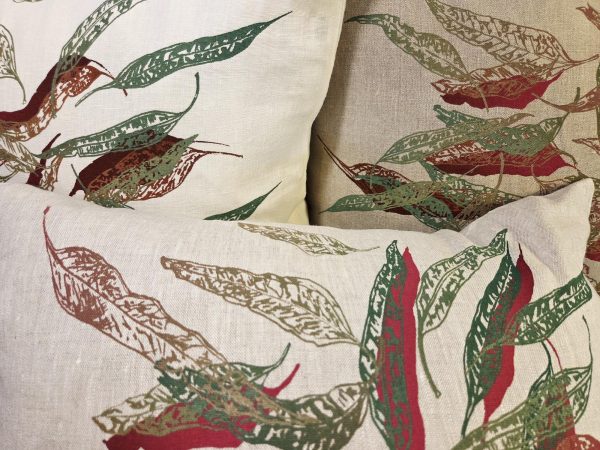 Fallen Leaves Linen Cushion Covers