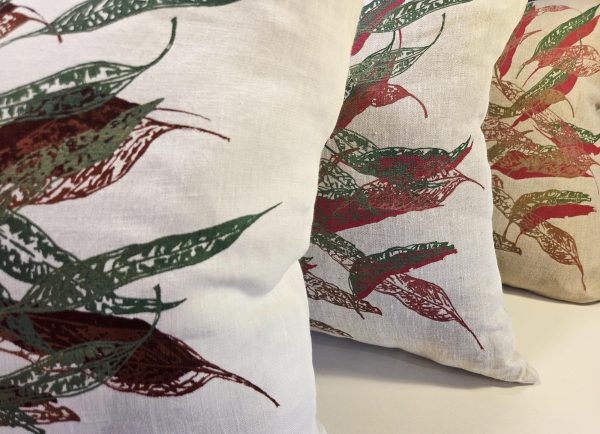 Fallen Leaves Linen Cushion Covers